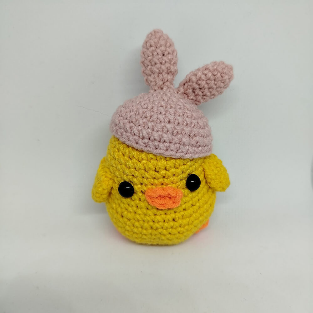 Horgolt húsvéti kacsa